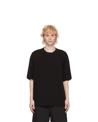 N. Hoolywood Black Drop Sleeve T Shirt