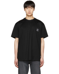 Wooyoungmi Black Embroidered T Shirt