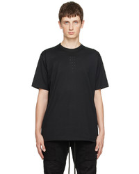 The Viridi-anne Black Embroidered T Shirt