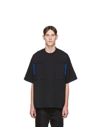 Jil Sander Black Embroidery T Shirt
