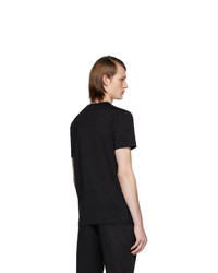 Dolce and Gabbana Black Essential Logo Patch T Shirt