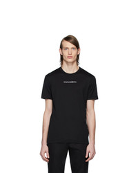 Dolce and Gabbana Black Essential Logo T Shirt