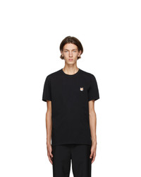 MAISON KITSUNÉ Black Fox Head T Shirt