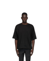 N. Hoolywood Black Half Sleeve T Shirt
