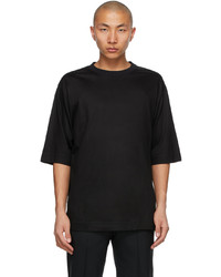 N. Hoolywood Black Half Sleeve T Shirt