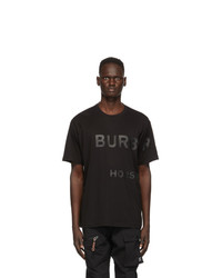 Burberry Black Halford Logo T Shirt