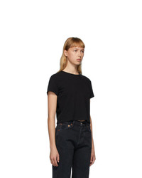 RE/DONE Black Hanes Edition 1950s Boxy T Shirt
