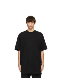 Vetements Black Haute Couture Logo T Shirt