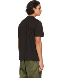 Moncler Black Layered Collar T Shirt