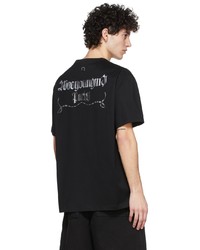 Wooyoungmi Black Lenticular Logo T Shirt