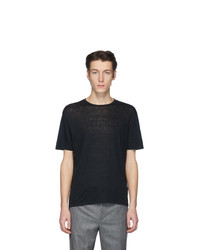 Etro Black Linen T Shirt