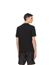 GOLDWIN Black Melange Stretch T Shirt