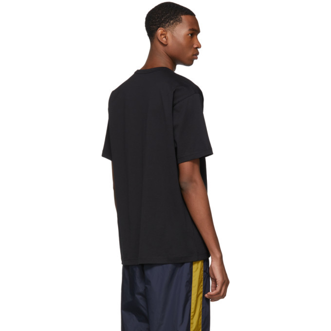 Acne Studios Black Nash Face T Shirt, $130 | SSENSE | Lookastic