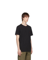 Gramicci Black One Point Pocket T Shirt