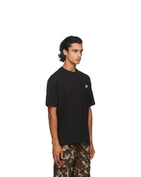 AAPE BY A BATHING APE Black One Point T Shirt