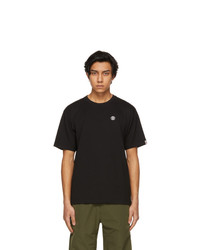 AAPE BY A BATHING APE Black One Point T Shirt