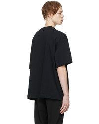 AMI Alexandre Mattiussi Black Organic Cotton T Shirt