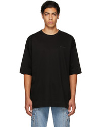 Juun.J Black Oversized Rencontre T Shirt