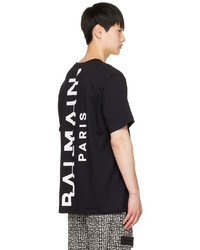 Balmain Black Oversized T Shirt