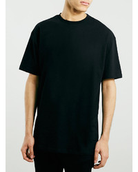 Topman Black Oversized T Shirt