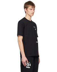 AAPE BY A BATHING APE Black Patch Pocket T Shirt