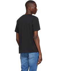 Frame Black Pima Organic Cotton T Shirt
