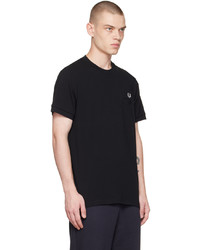 Fred Perry Black Pocket Detail T Shirt