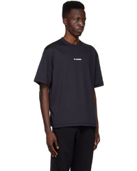 Jil Sander Black Polyester T Shirt