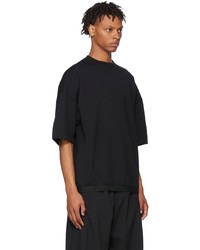 N. Hoolywood Black Polyester T Shirt