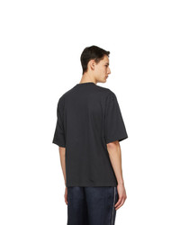 Acne Studios Black Printed T Shirt