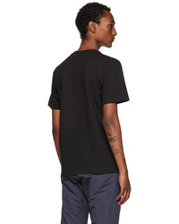 Saintwoods Black Printed T Shirt