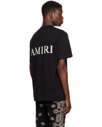 Amiri Black Puff Logo T Shirt