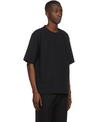 Prada Black Raised Logo T Shirt