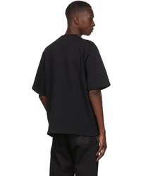 Prada Black Raised Logo T Shirt