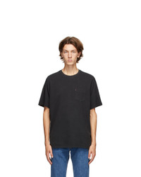 Levis Black Relaxed Fit Pocket T Shirt