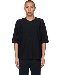 Homme Plissé Issey Miyake Black Release T Basic T Shirt