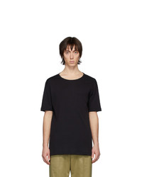 Lemaire Black Rib Knit T Shirt