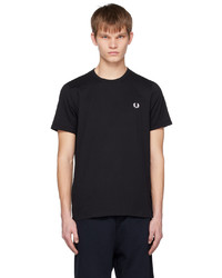 Fred Perry Black Ringer T Shirt
