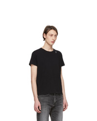 Saint Laurent Black Robot T Shirt