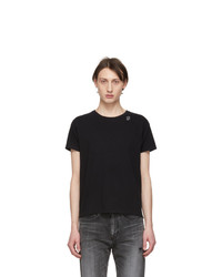 Saint Laurent Black Robot T Shirt
