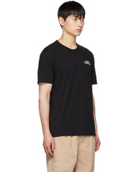 MAISON KITSUNÉ Black Rue De Richelieu T Shirt