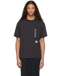 And Wander Black Seamless T Shirt