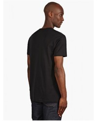 Sunspel Black Short Sleeve Crew Neck T Shirt