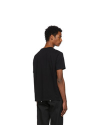 Valentino Black Shoulder T Shirt