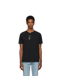 Givenchy Black Slim Fit Chain T Shirt