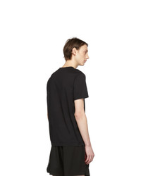 Givenchy Black Slim Script Logo T Shirt