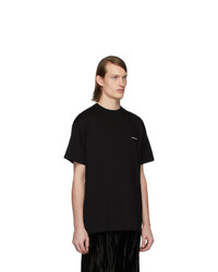 Balenciaga Black Small Logo T Shirt