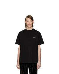 Balenciaga Black Small Logo T Shirt