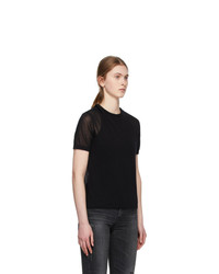 Our Legacy Black Square Round Neck T Shirt
