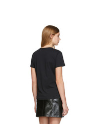 Helmut Lang Black Stacked T Shirt